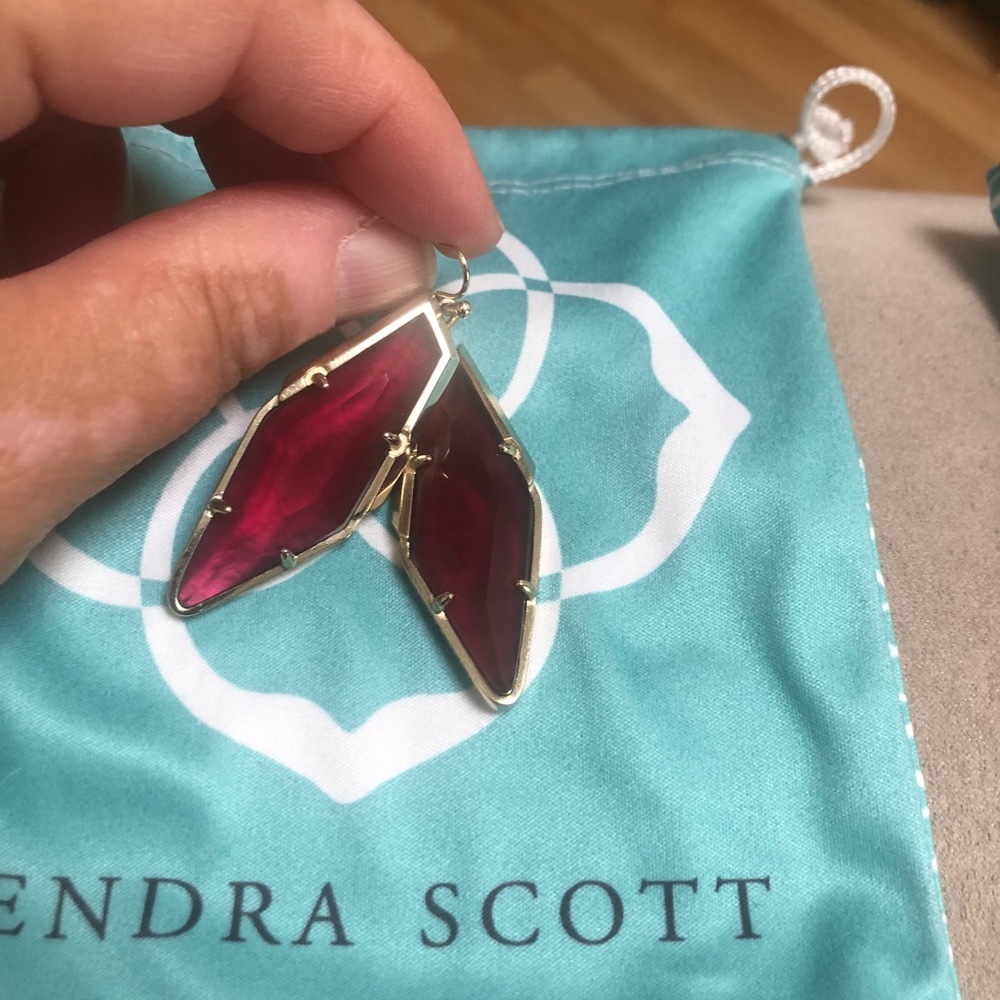 Kendra Scott Red Bexley Earrings
